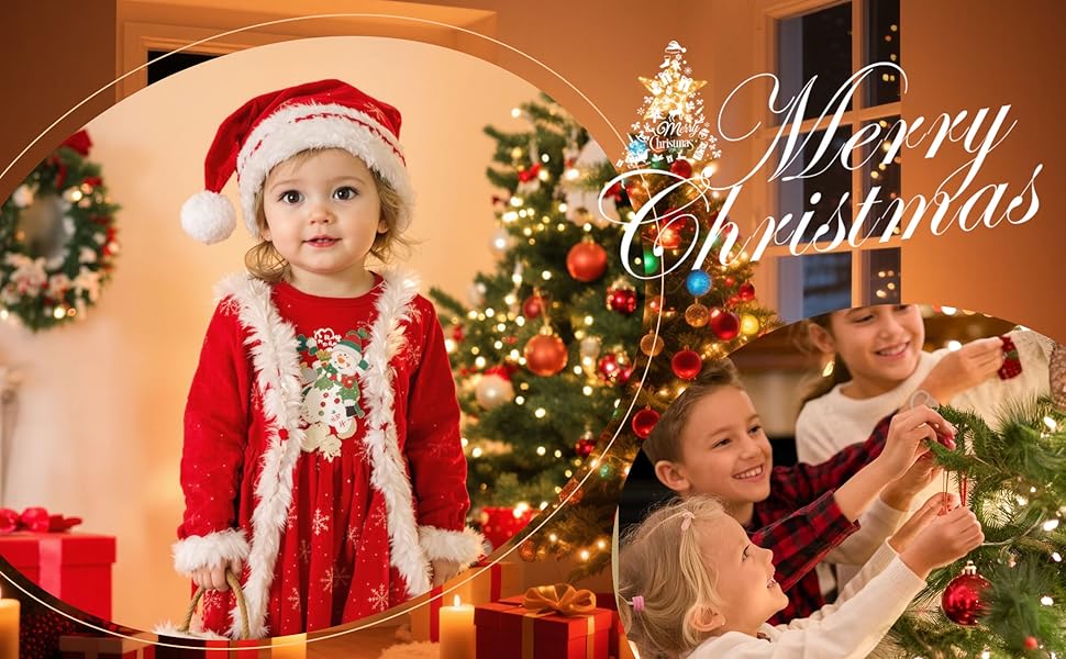 Набір прикрас на ялинку 101 шт. Пластикові кулі, рожеве золото, матові, блискучі, з шишками та стрічками для декору ялинки, святкування, дому