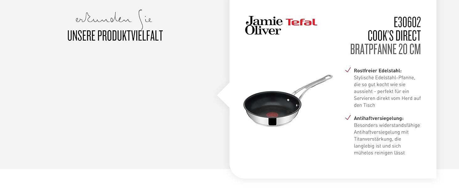 Сковорода Tefal Unlimited On 24 см з антипригарним покриттям Titanium, індукційна, з індикатором нагріву, для всіх плит, чорна