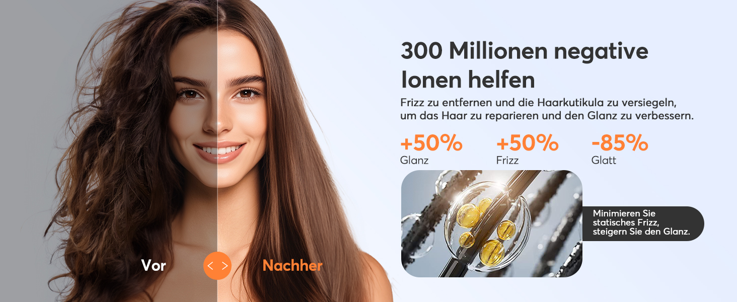 Airstyler 5 в 1 Bopcal: Іонізатор, Фен, 160000 обертів/хв, для швидкого сушіння, об'єм та локони, подарунок для жінок. Чорний.