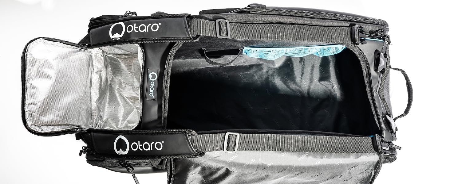 Otaro 82L Premium Tennis Bag | Badminton, Padel & Squash Racket Bag | Unisex Tennis Backpack for Men & Women, Coaches - Green