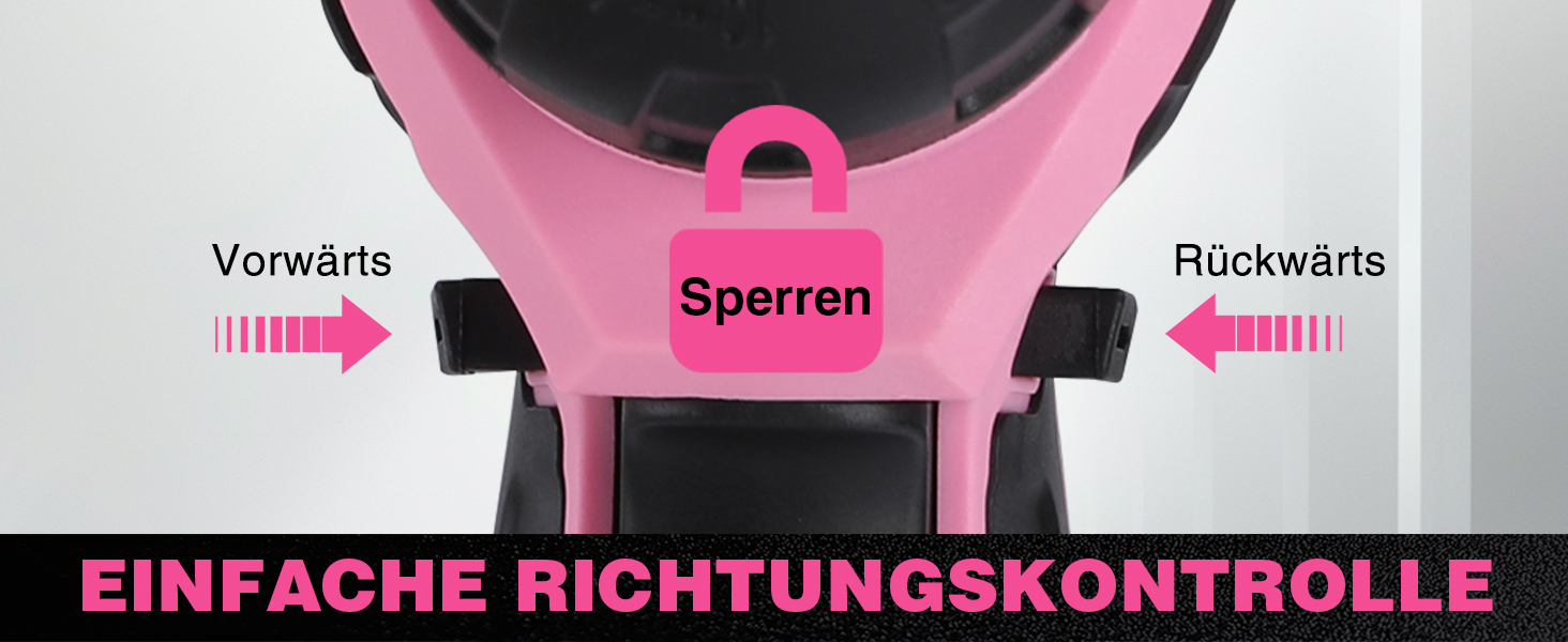 WORKPRO 8V акумуляторний дриль-шуруповерт, комплект з кейсом, 2000 mAh, 10 мм патрон, 12 Н·м, LED-ліхтик, 21 шт. аксесуарів, для ремонту та DIY, сірий & зелений (рожевий & чорний)