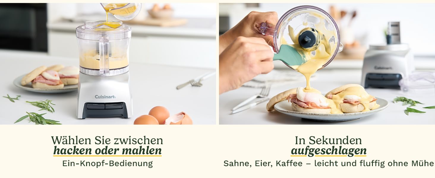 Cuisinart Pixie Chopper: Зеркалеро 0.7л з 2 швидкостями, SmartPower-лезо, BladeLock, компактний, миючий, BPA-free, для соусів, пасти