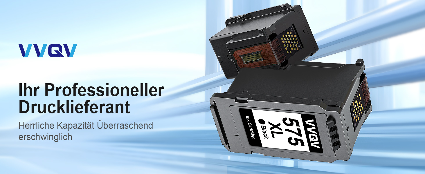 Комплект картриджів VVQV PG-575 та CL-576 XL для принтерів Canon PIXMA TR4755i, TS3750i (чорний та кольоровий)