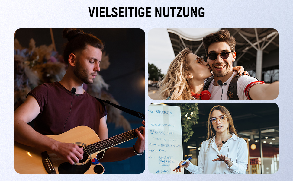 NEEWER Міні мікрофон-лавал'єр з USB для Mac, Windows, PC, Лапстоп, YouTube, Skype, Podcast, Gaming, Vlog, Конференції (2 шт.)