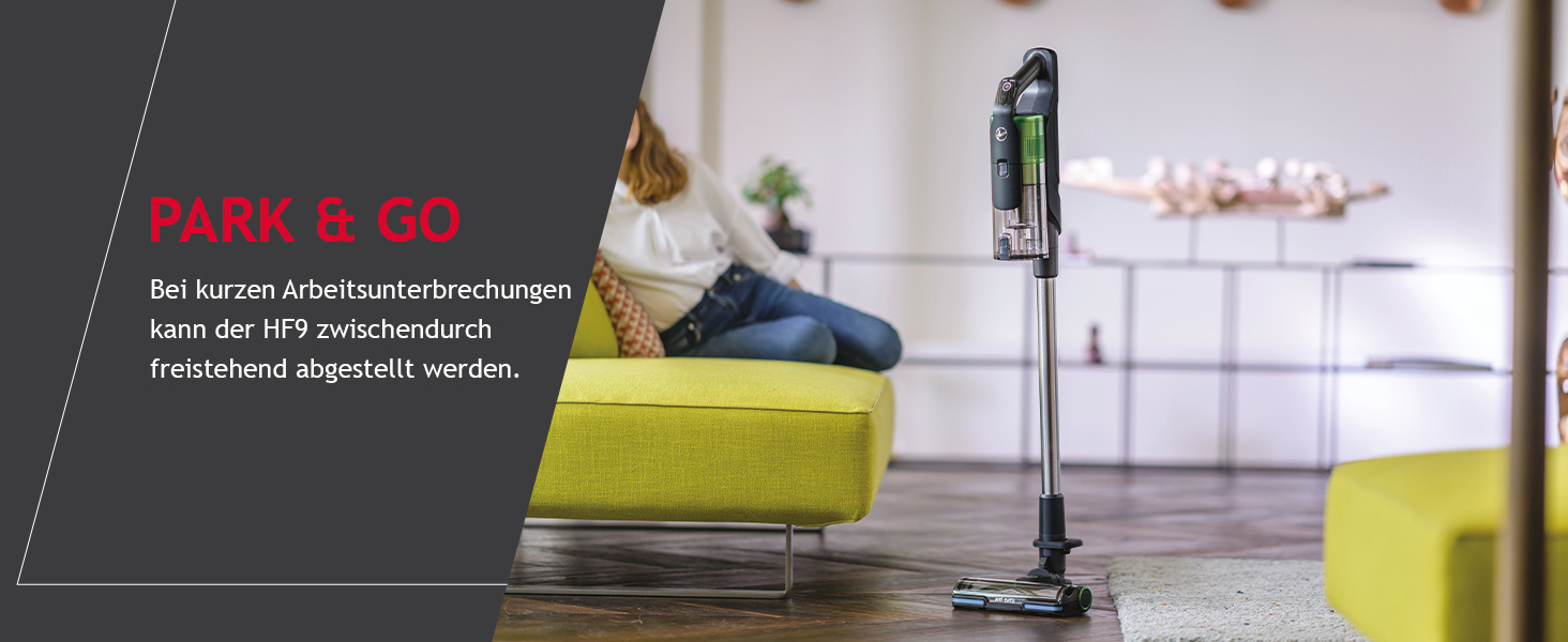 Бездротовий акумуляторний пилосос Hoover HF9 I Без мішка, LED-підсвічування, Anti-Twist насадка, для всіх поверхонь (для тварин), 2 акумулятори