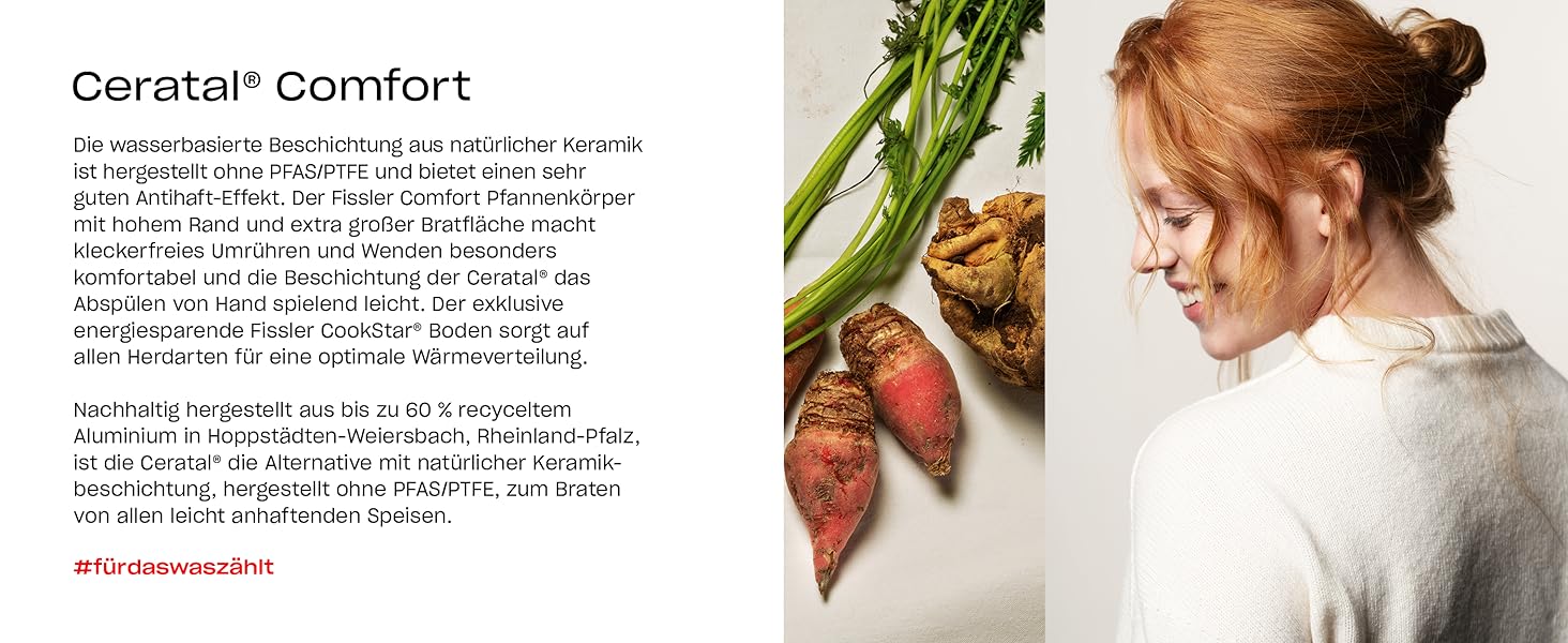 Набір сковорідок Fissler Ceratal Comfort (24+28 см), алюміній, керамічне покриття, антипригарні, для індукційних плит, сірий (2 шт.)