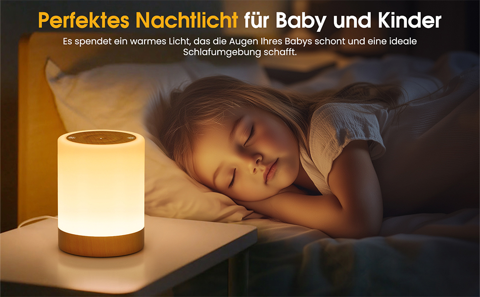 LED настільна лампа з сенсорним керуванням, диммуванням, акумулятором, 256 кольорів RGB, 5 режимів, таймером, пам'яттю, бездротова для спальні, дитячої кімнати, біла