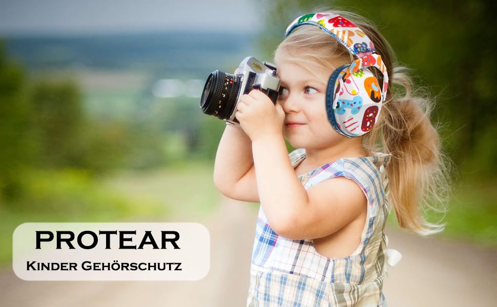 Навушники для захисту вух Kinder - дитячі навушники шумоізоляції для концертів, SNR 28dB, регульоване наголов'я, блакитна стрічка