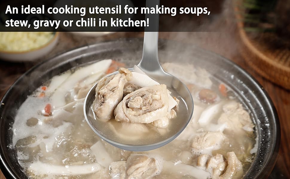 Набір кухонних аксесуарів Pleafind 4 шт. з нержавіючої сталі (304) - ложка, шумовка, лопатка, ложка для супу