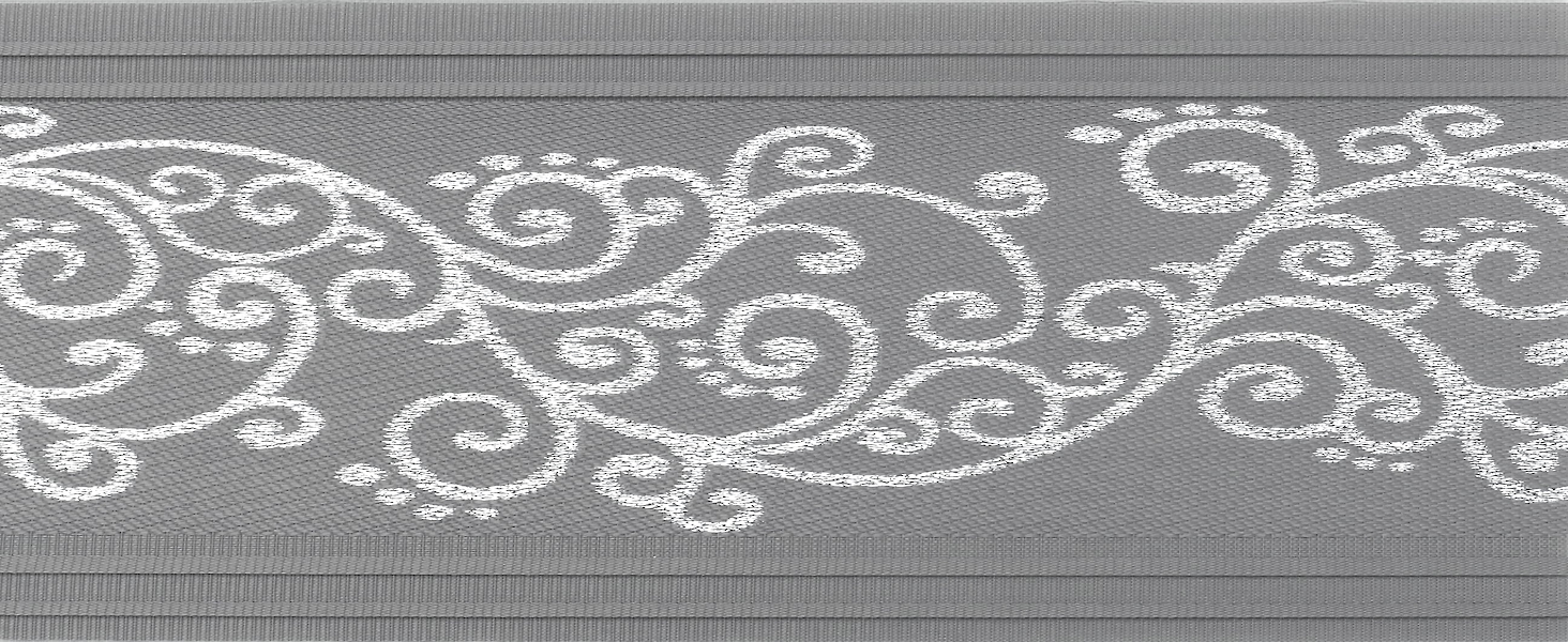 День-ніч рулонна штора Klemmfix без свердління, біло-срібляста, 200x60 см, з перлинами, блискуча, для вікон та дверей, зебра, механізм бокового керування