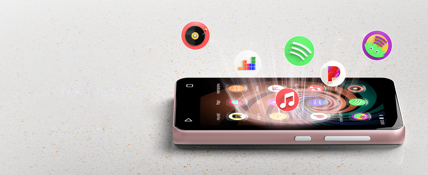 MP3 плеєр з Bluetooth та WiFi Inioasis для дітей: Android, Spotify, Amazon Music, 4