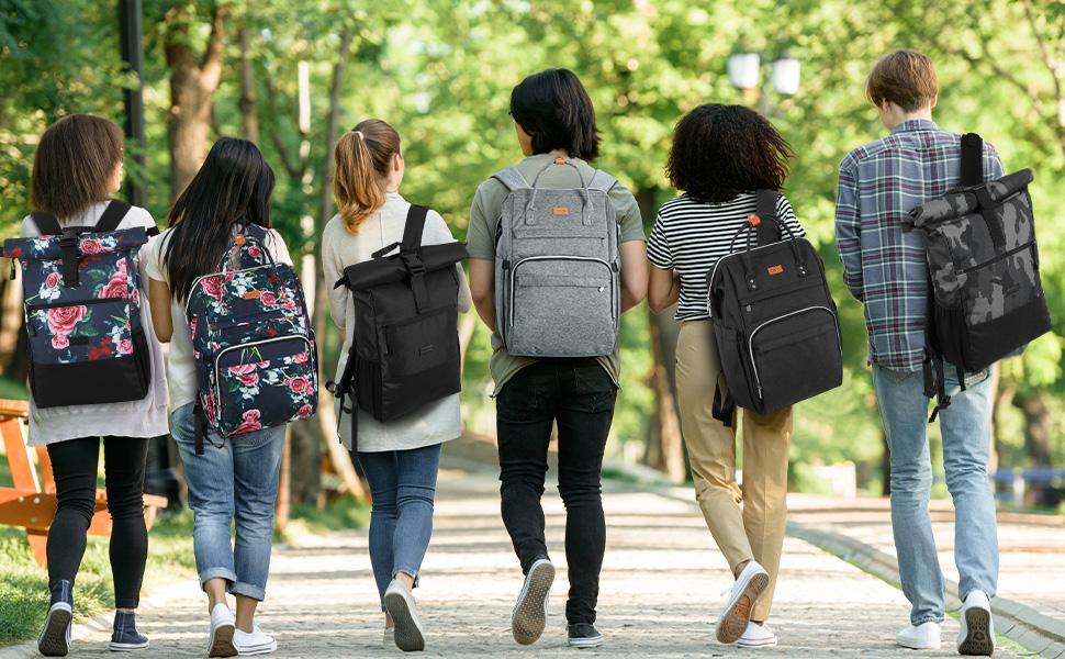 Жіночий рюкзак для школи та міста з відділенням для ноутбука 15.6