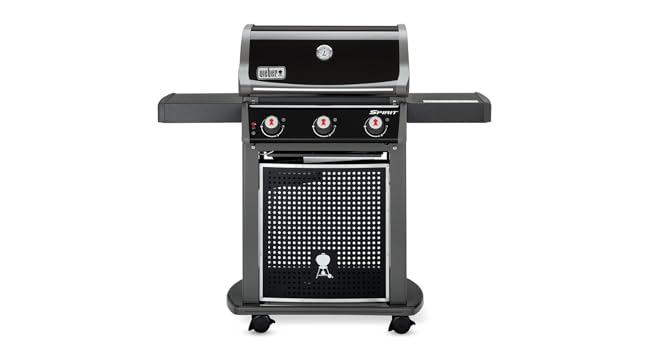 Преміальна чохол Weber для гриля Spirit/Spirit II 300, дихаючий, водо- та UV-стійкий, з липучкою, чорний