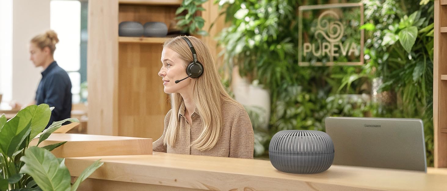 Зволожувач повітря Flow без струму до 25м² [НОВА ФОРМУЛА] - абсорбер вологості для комфортного мікроклімату, 450г гранул, чорний