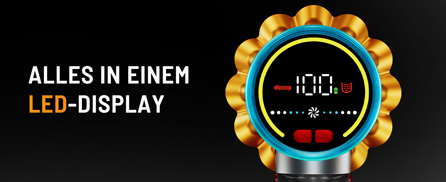 Бездротовий акумуляторний пилосос 600W з потужністю всмоктування 50KPA, 70 хвилин роботи, великий пилозбірник 1,8L, антизаплутана щітка, 8-рівнева фільтрація, підходить для твердих поверхонь, килимів та шерсті тварин, колір - блакитний