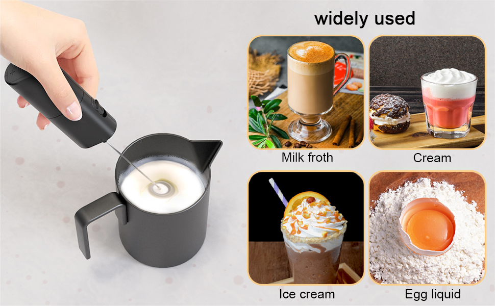 Електричний пінозбивач для молока Lamkrtlp: для капучино, лате, гарячого шоколаду