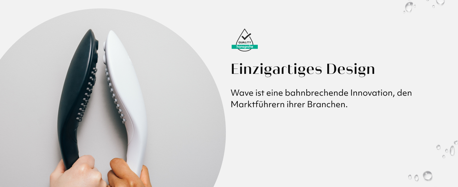 Душова насадка Womanizer Wave 2-в-1 з інтимною стимуляцією, 3 режими водяного струменя, багатофункціональний масажер для жінок, біла