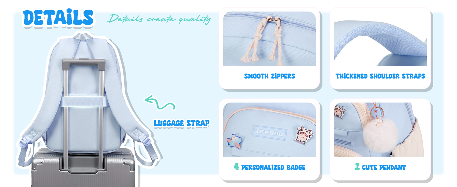 Шкільний рюкзак Tanou для дівчаток, підлітків, 3-7 клас, велика місткість, легкий нейлон, чорний