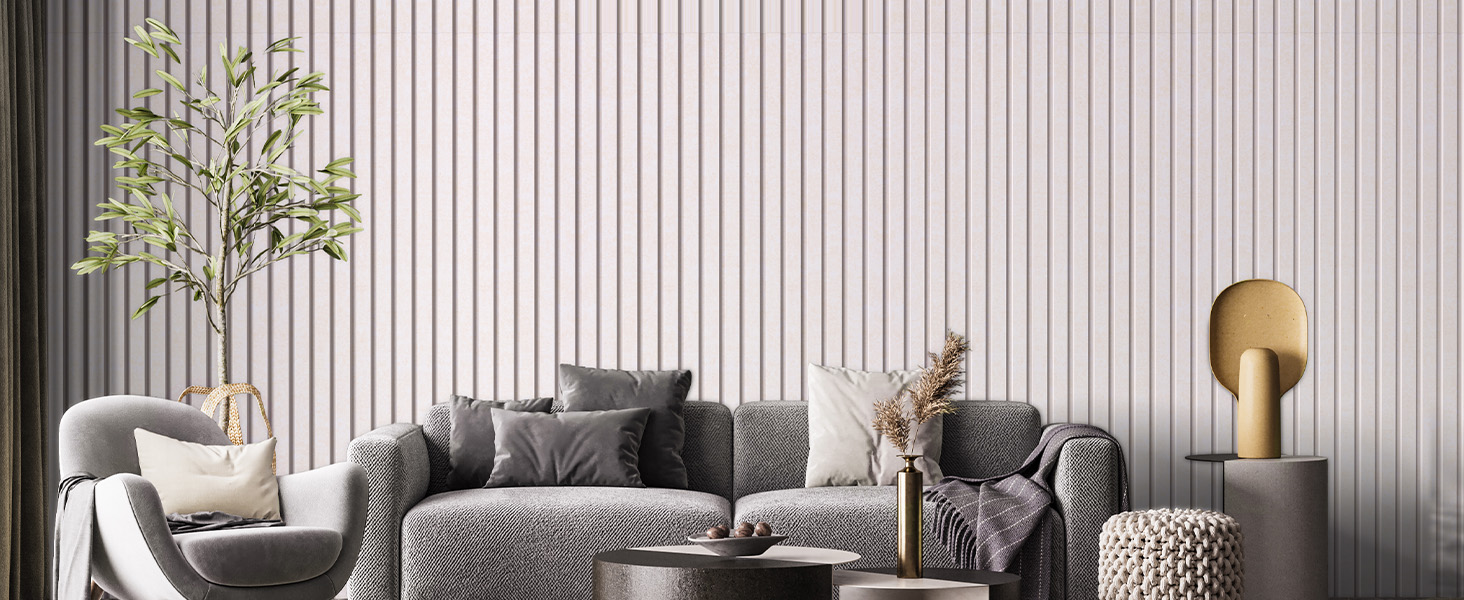 Акустичні панелі TONOR самоклеючі для шумоізоляції, звукопоглинаючі панелі для стін у студію, офіс та дім, 120x60x1.9 см, колір верблюжий (набір 8 шт)