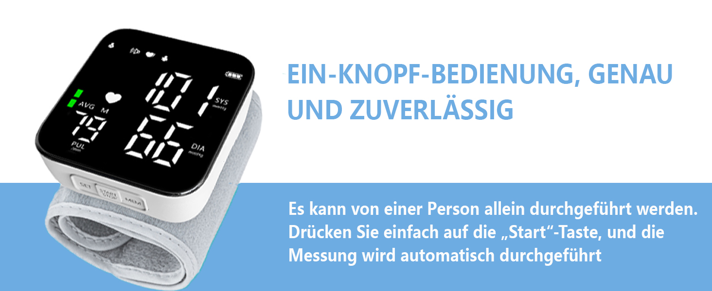 Тонометр на зап'ястік, LED-дисплей, регульована манжета, виявлення аритмії, CK-W118