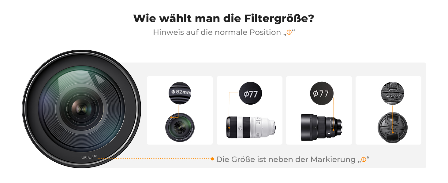 Фільтр K&F Concept 77mm 3-в-1: поляризаційний, ND2-ND32, Black Mist з 28-шаровим покриттям Nano-Klear