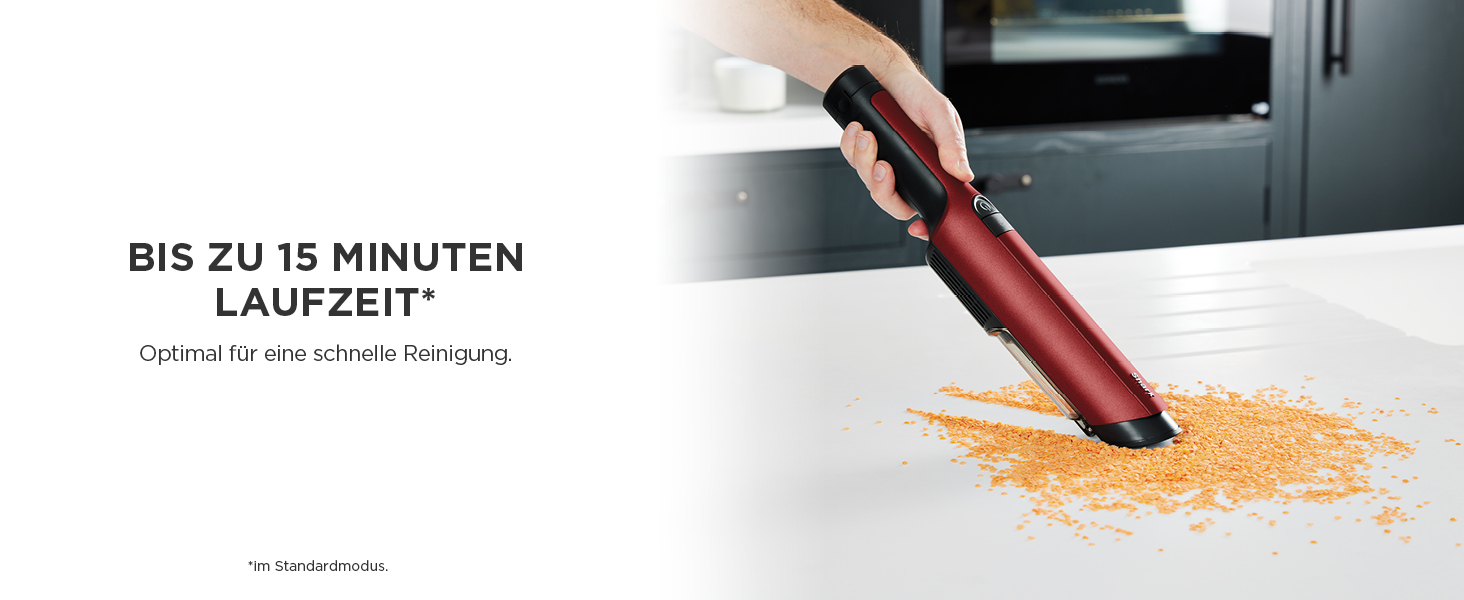 Shark WandVac 2.0 Бездротовий міні-пилосос, ручний, WV270EU. Компактний, легкий, з насадкою для щілин та універсальною насадкою. Час роботи: 15 хвилин, помаранчевий колір.