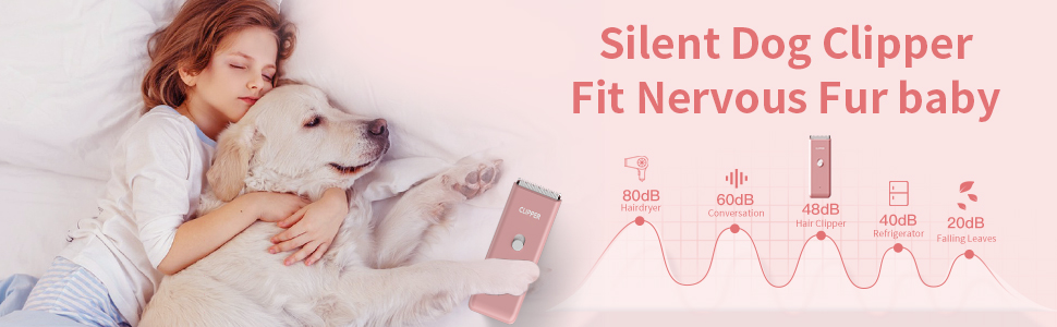 Професійний набір для грумінгу котів та собак Favrison: тиха машинка для стрижки, набір для догляду за шерстю