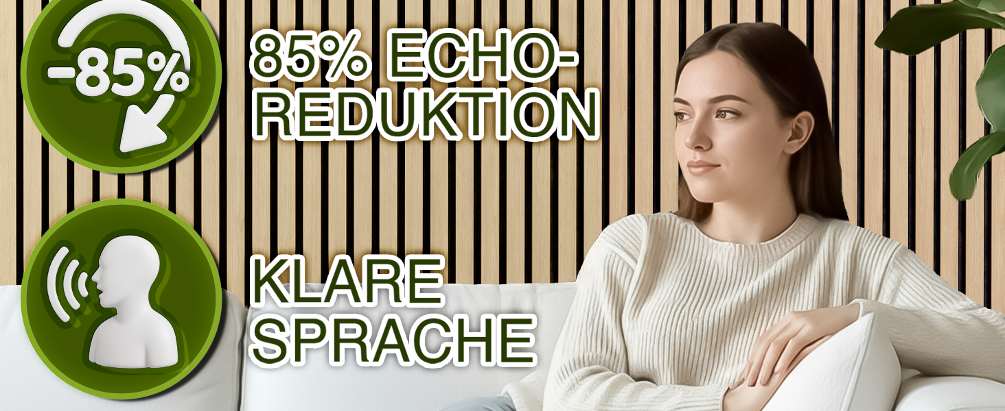 Акустичні 3D-панелі з дерева TRESKO для шумоізоляції стін, 120×60×2,1 см, колір Дуб сірий (набір 2 шт.) з вішалками для одягу