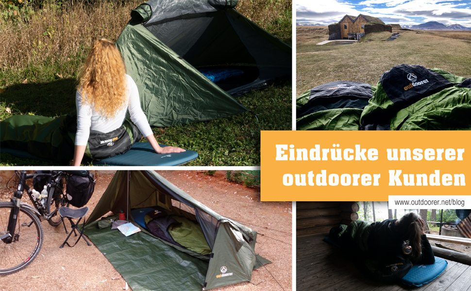 Спальний мішок для трекінгу Trek Night від outdoorer - легкий, теплий, компактний