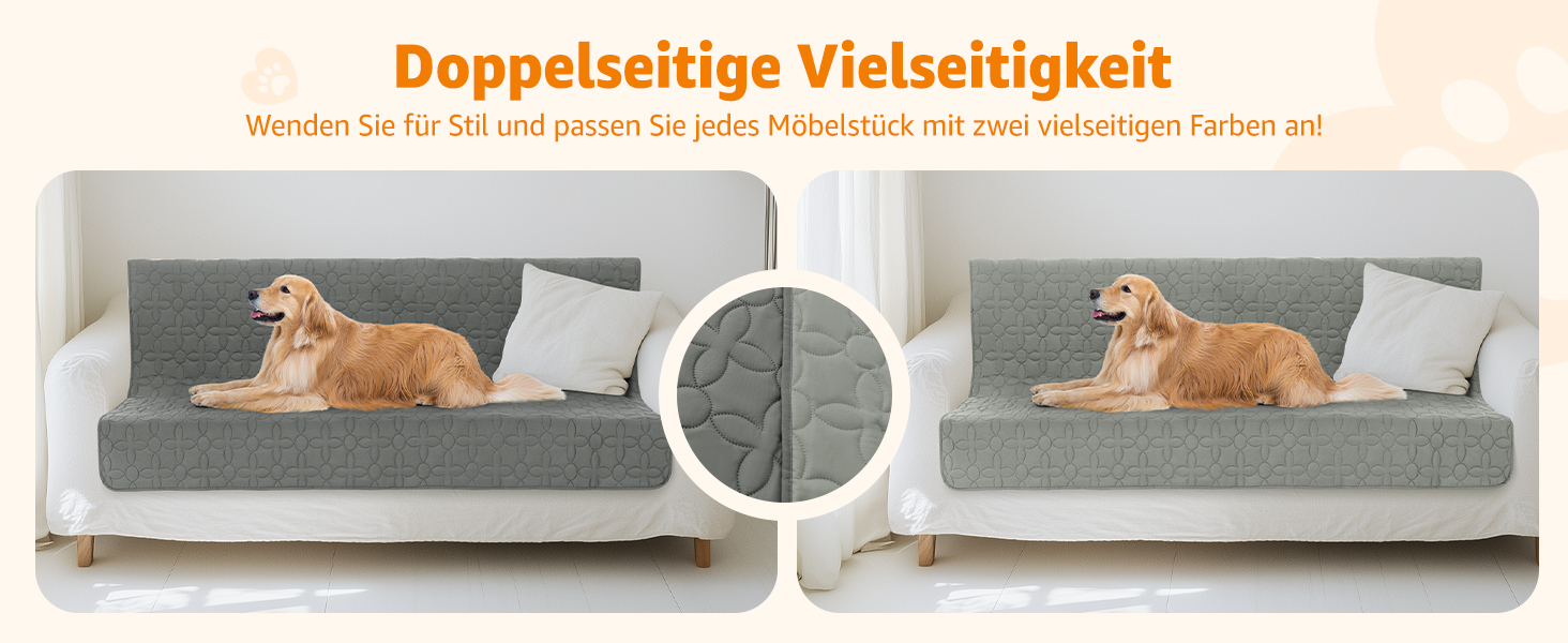 Водонепроникний килимок для собак Pick For Life 96x190 см - захист дивану, ліжка та авто. Підходить для великих та малих собак та котів.