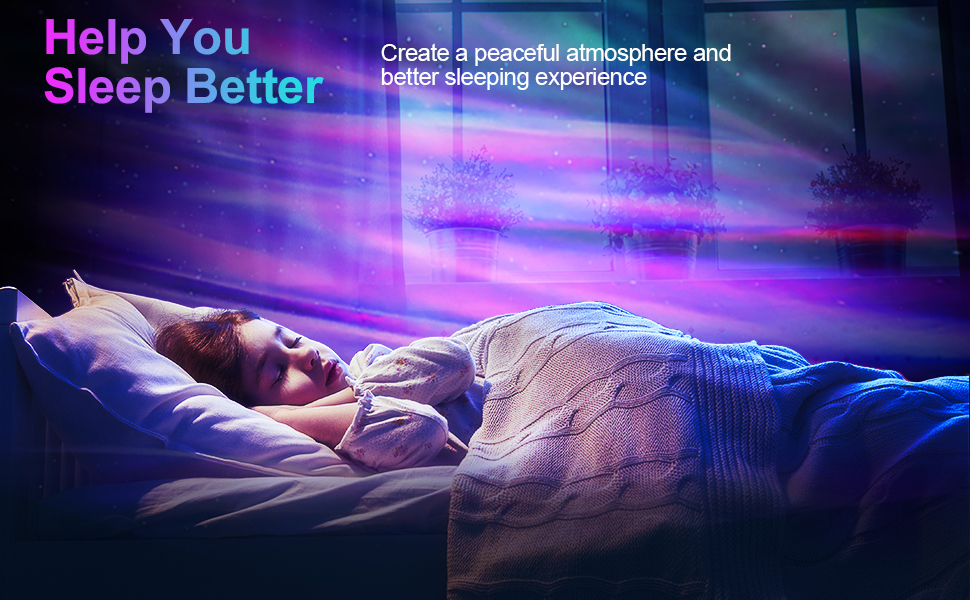 Galaxy Projector with Nebula & Galaxy Effects - LED Star Night Light - Black