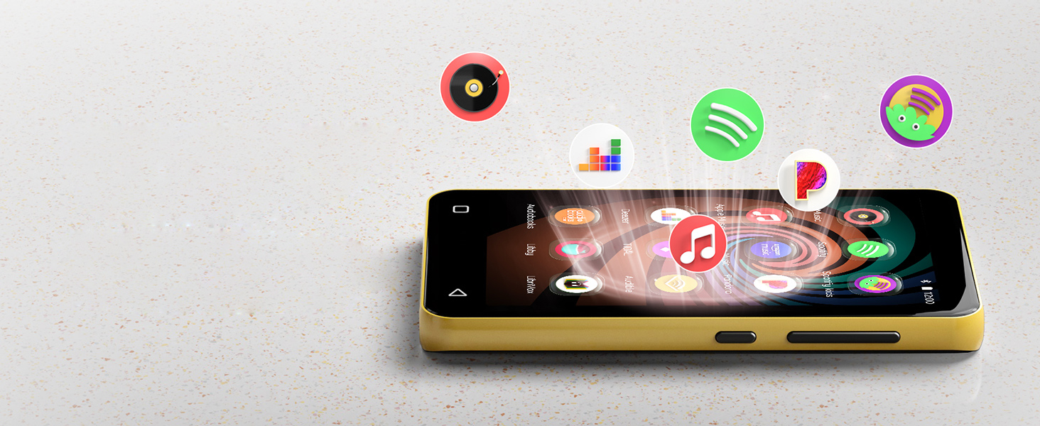 MP3 плеєр 160GB з Bluetooth та WiFi, Android, Spotify, Amazon Music, 4