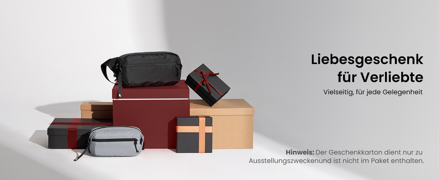 tomtoc Anti-Diebstahl Sling Bag 3,5L: Сумка на плече, через тіло, чорна, RFID-захист, для Switch, iPad mini, EDC, подорожі