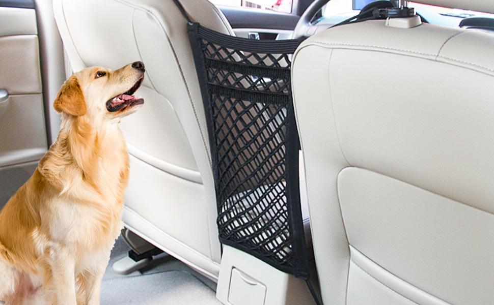 Сітка для собак у машину 120x70 см - захист та безпека на задньому сидінні для авто, позашляховиків та легкових автомобілів