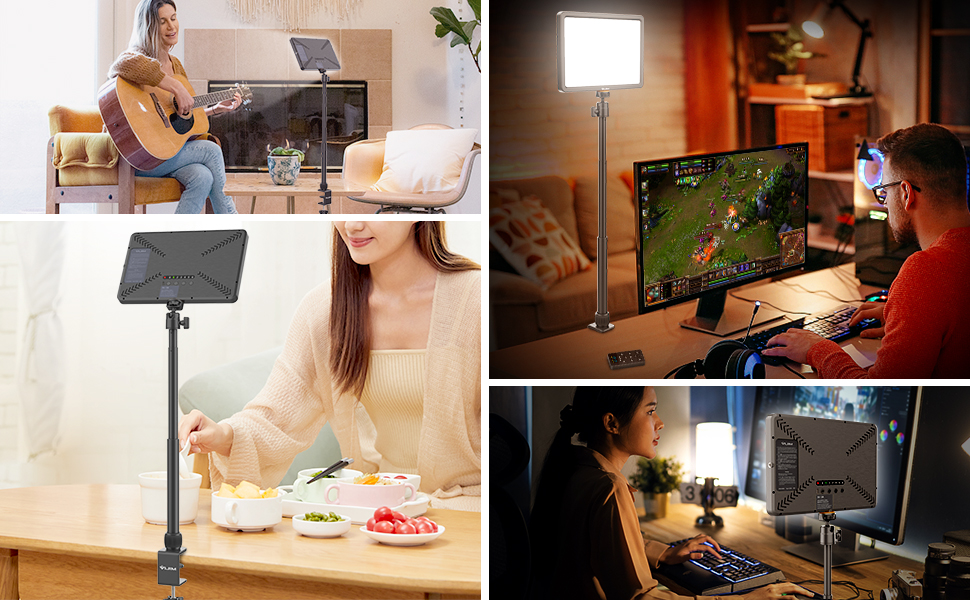 ULANZI K20 Key Light: LED панель для відеозйомки з дистанційним керуванням, 600 люмен, 10W, 2500K-9000K, для YouTube/Live Streaming