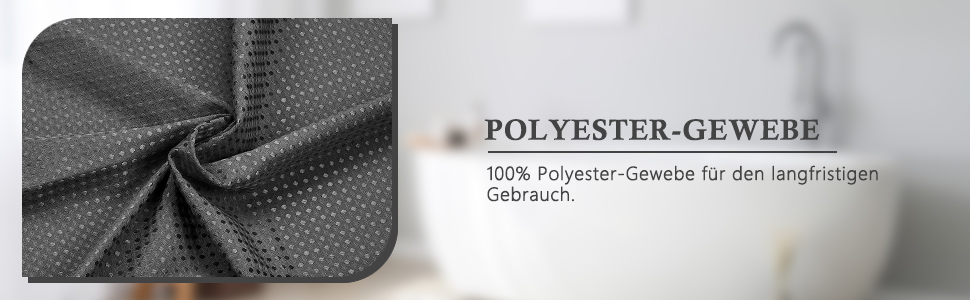 Шторка для душу Waffel з магнітами, текстиль, поліестер, 183x183 см (зелена)