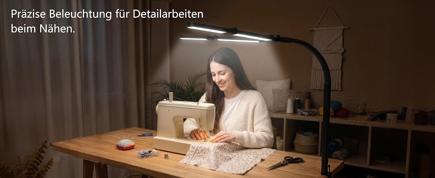 Світлодіодна настільна лампа для столу RGB, 120 см, з пультом дистанційного керування
