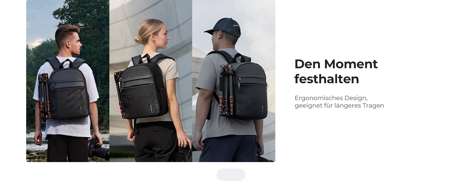 Рюкзак для фотокамери K&F CONCEPT з захистом від дощу, для DSLR/SLR, зелений з імітацією шкіри