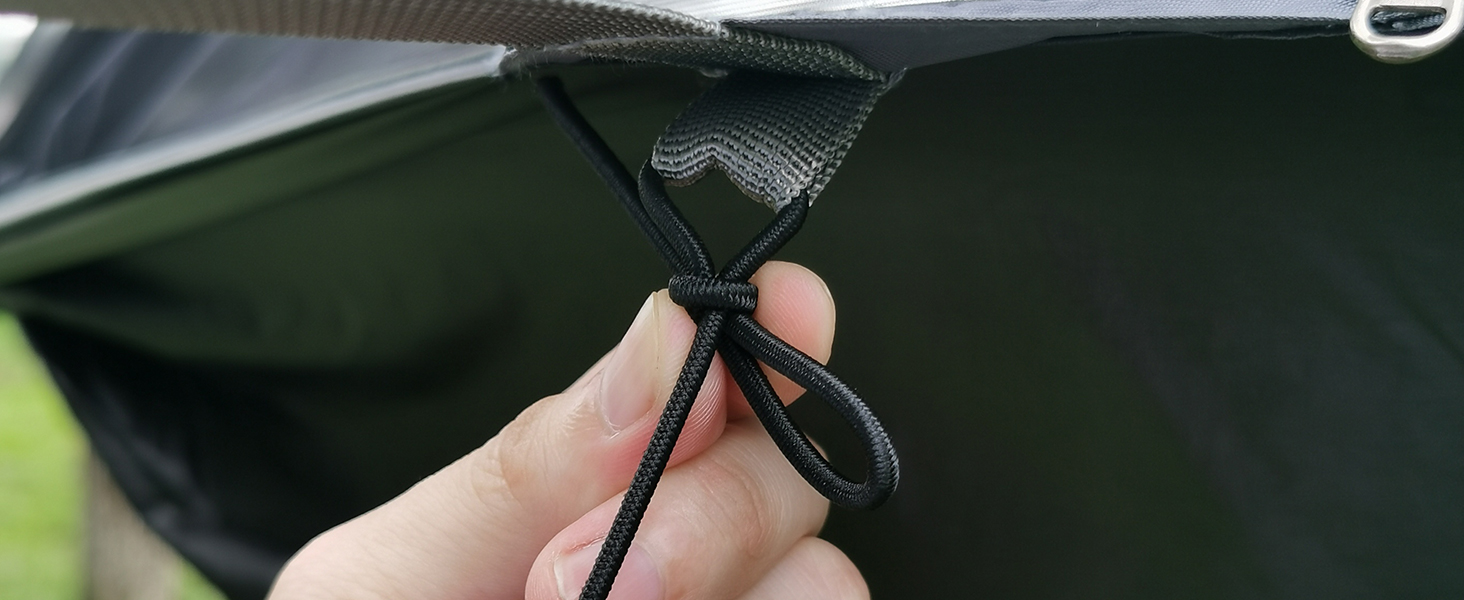 Гамак-намет для кемпінгу з москітною сіткою та сонцезахистом, 290x140 см, великий простір, багатофункціональний, легкий, з ременями для кріплення до дерева, підлоговий намет для відпочинку на природі, пішохідний туризм, зелений