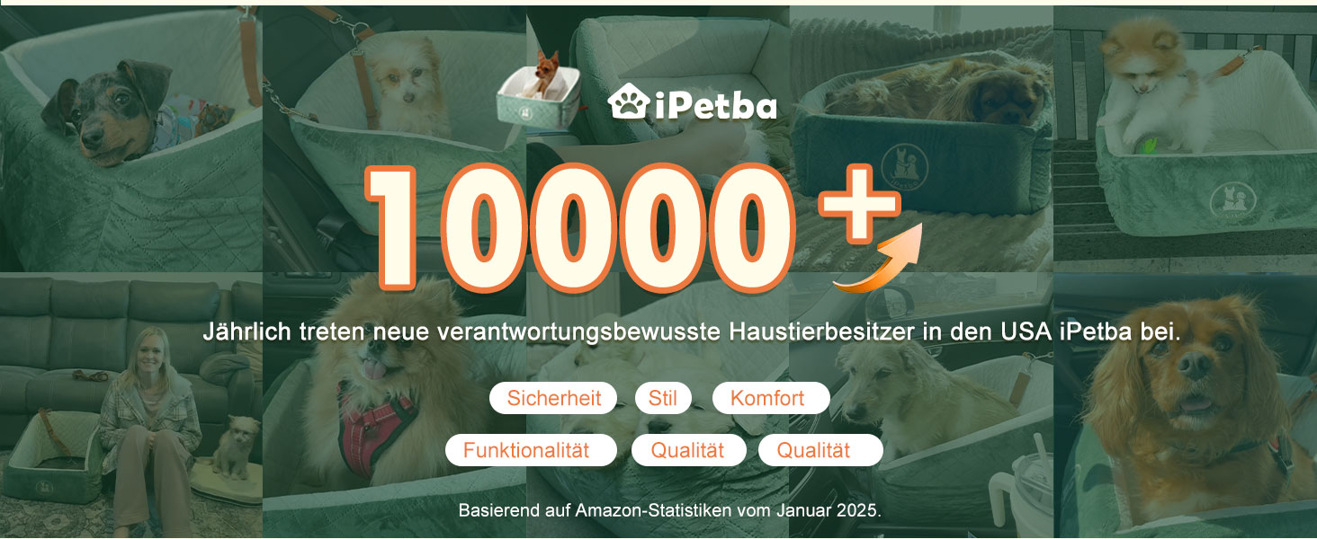 Автокрісло для собак iPetba - Зелене, для маленьких порід, з захистом від зіткнень, антиковзаюче, знімне та миється