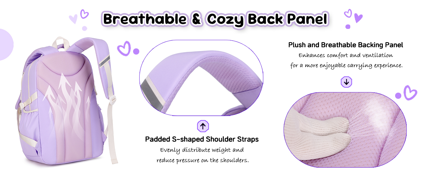 Шкільний рюкзак для дівчаток 1-5 класів з милим брелоком, стильний рюкзак для школи та подорожей, чорний