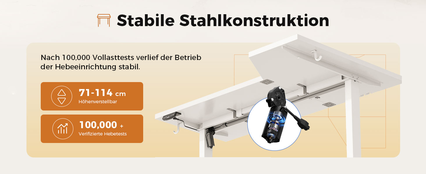 Електричний столик для роботи Agilestic L-подібної форми 150 см, регульована висота, для дому та офісу, ергономічний, зі з'єднуваною панеллю, світло-коричневий (150 x 90 см)