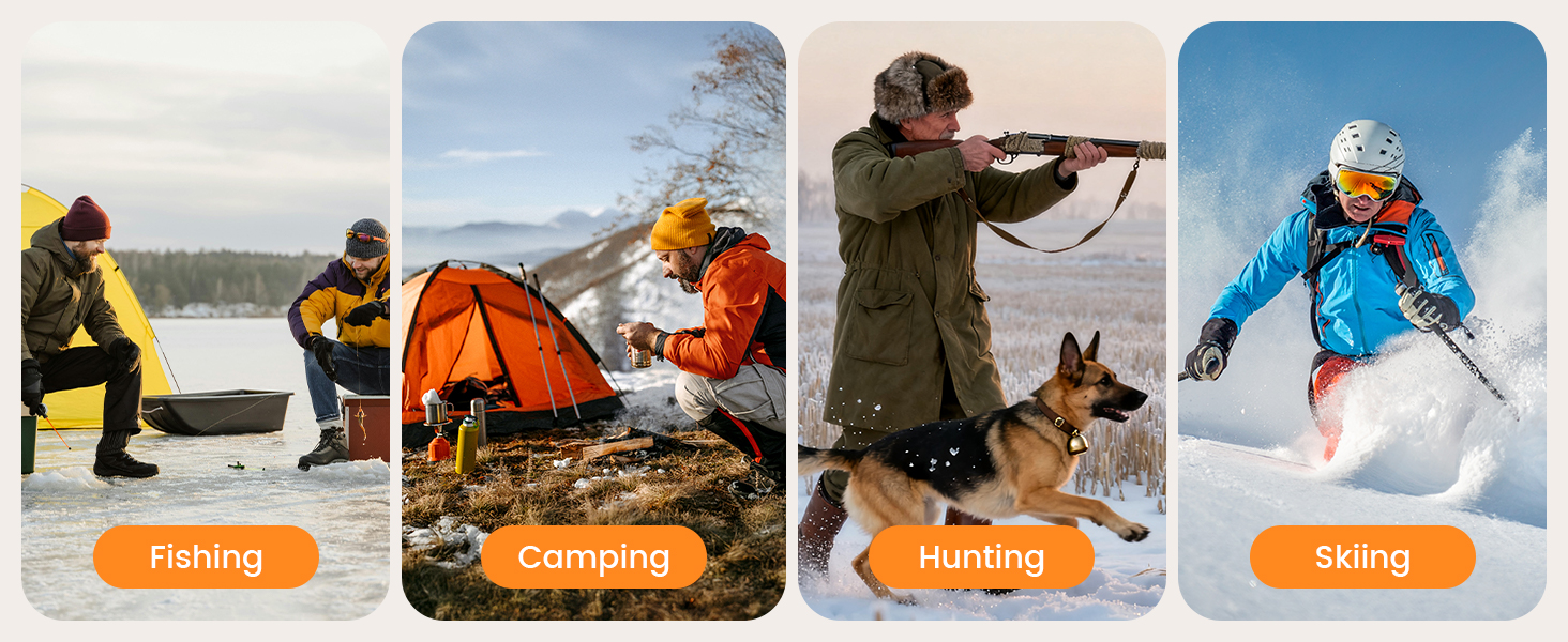 Електричні грілки для рук Gabless 2 шт., USB, портативні, 3 рівні нагріву, швидкий нагрів, чорні - чудовий подарунок для чоловіків та жінок