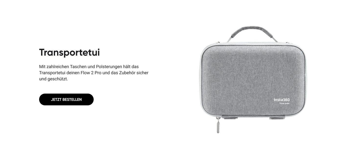 Insta360 Flow 2 Pro Gray – Професійний гіростабілізатор для смартфона з Apple DockKit, AI-tracking, інтегроване штатив/селфі-стік, для мобільного влогінгу та подорожей, сірий колір