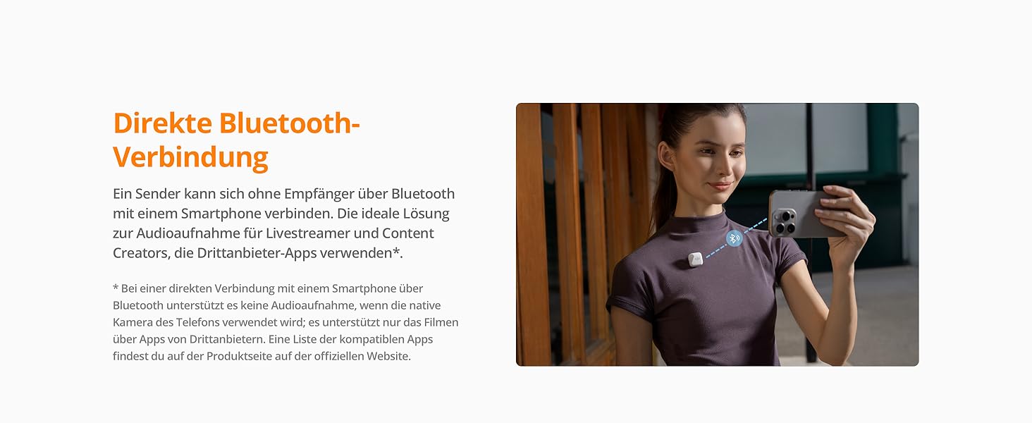 Мікрофон DJI Mic Mini Sender (Чорний Infinity), бездротовий, для телефону/камери, iPhone, Android, Vlog, YouTube