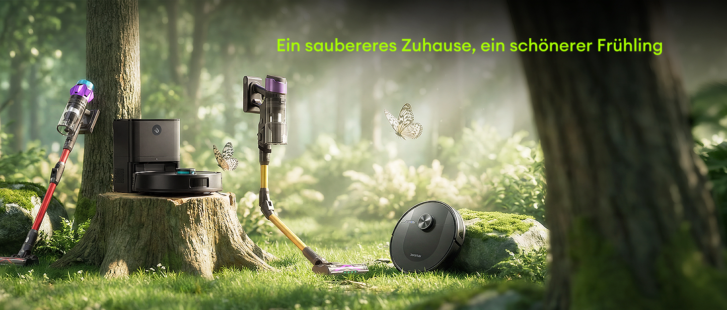 Бездротовий пилосос Ultenic з акумулятором, 600W, 55000Pa, 65 хвилин роботи, GreenEye технологія, телескопічна труба, самостійна парковка, 6-шарова фільтрація, щітка Anti-Tangle, для шерсті тварин/килимів/твердих підлог