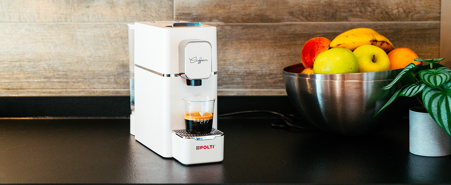 Еспресо-машина POLTI Coffea S15W, 0.85 л, білий колір