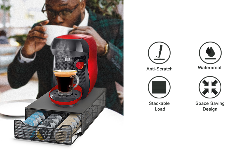 Тримач для капсул Tassimo HiveNets на 60 капсул - органайзер для шухляди