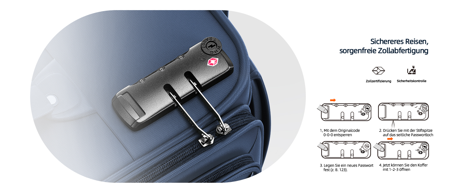 Набір валіз SHOWKOO 3 шт. з м'якою шкаралупою, розширюваний, легкий, міцний, з TSA замком та 4 колесами (1 шт. - блакитний)