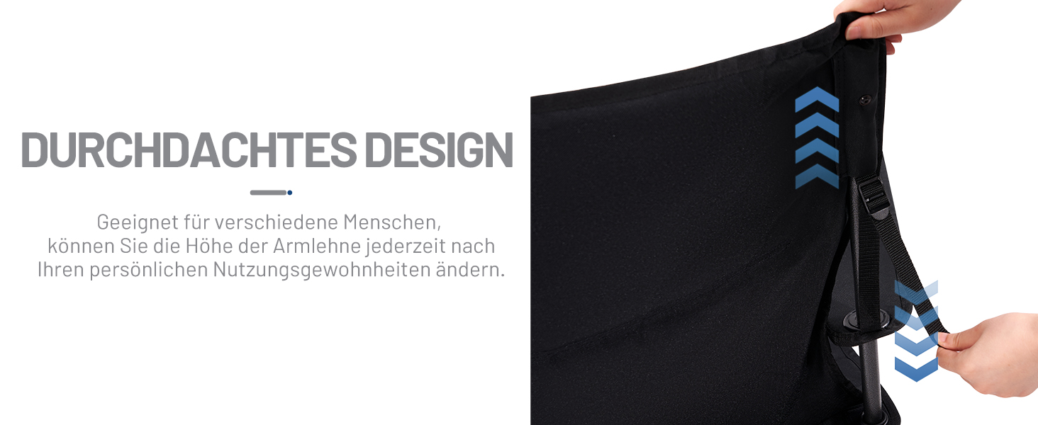 Кампінговий стілець розкладний Timber Ridge 2 шт, 200 кг, 63 см, з ізольованою сумкою-холодильником, чорний